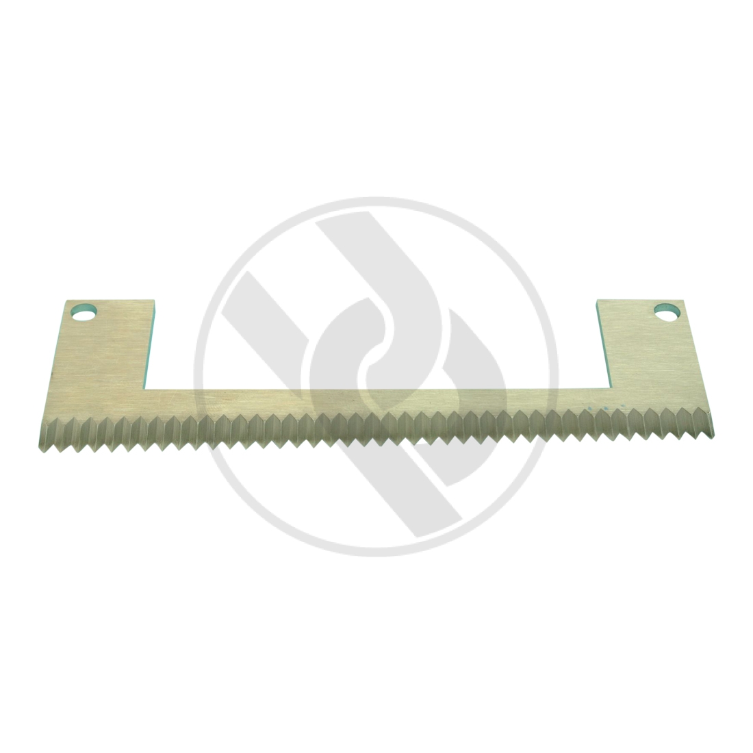 Knife, 122x42x2,0 mm, T=3 mm, double serrated for Tripack